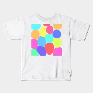 Colorful small circle art design Kids T-Shirt